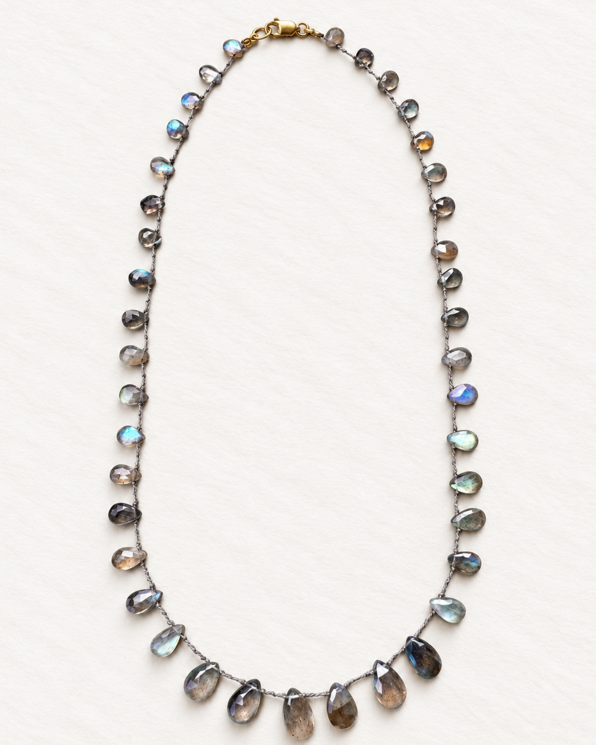 Labradorite Drops Necklace