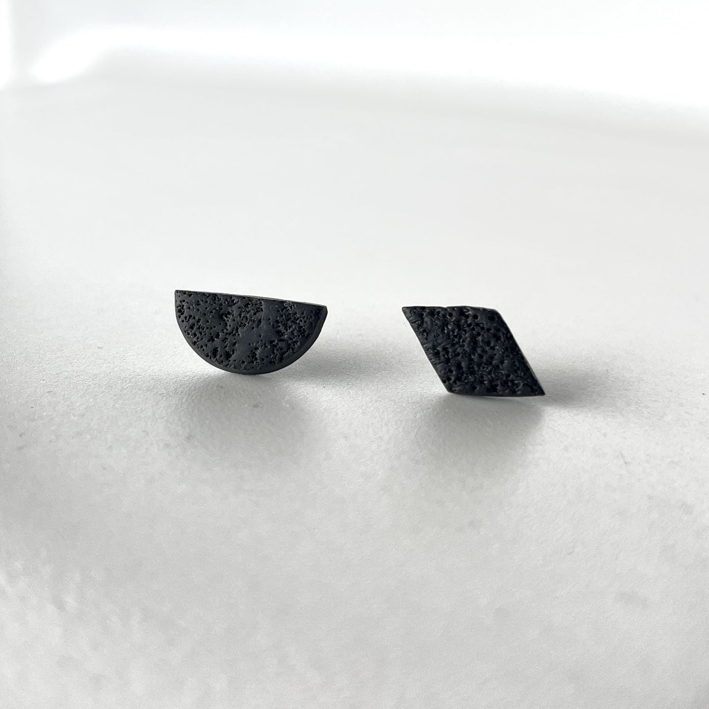 Black Volcan Earrings