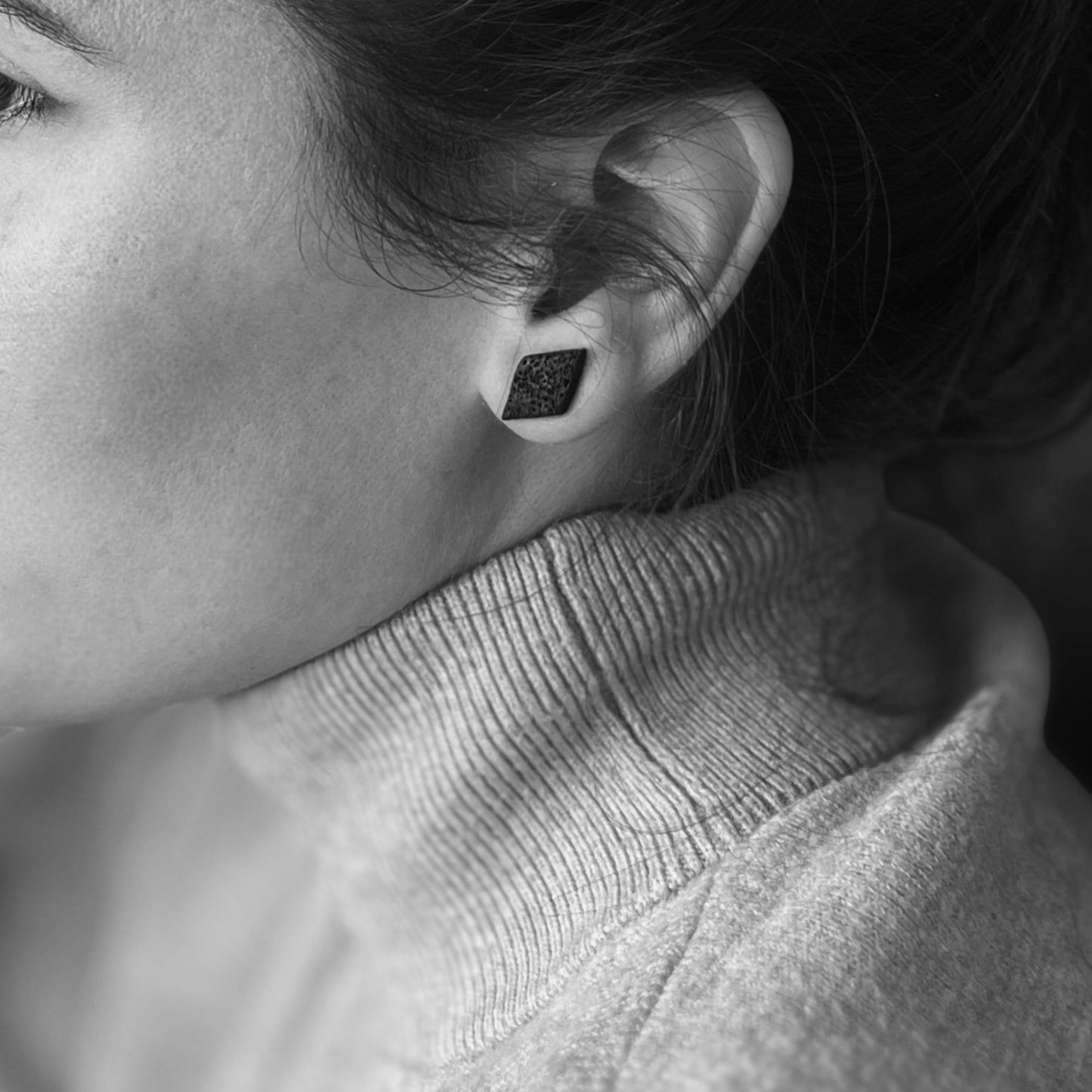 Black Volcan Earrings