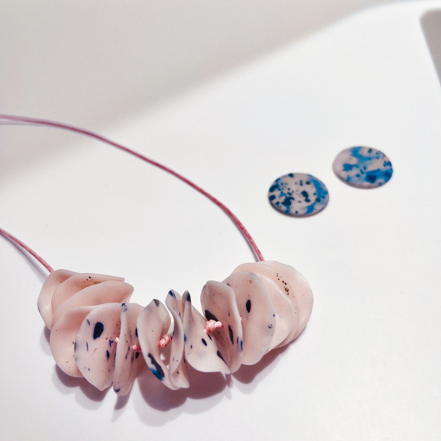 Avgi Pink & Blue Earrings