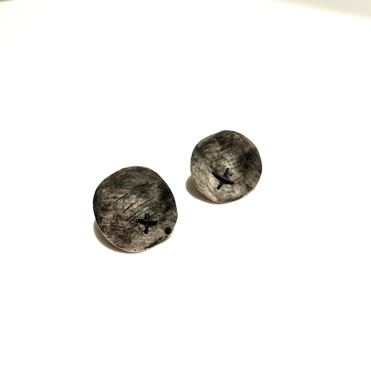 Agy Black Cord Earrings