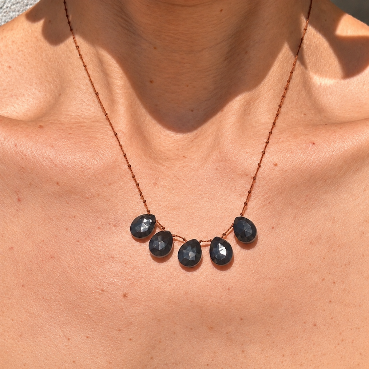 Black Spinel Necklace