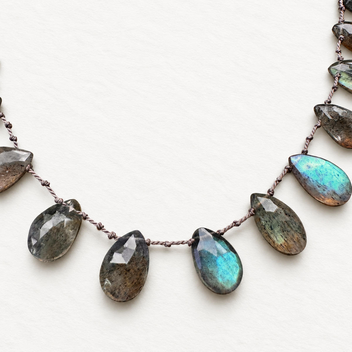 Labradorite Cascade Necklace