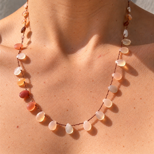 Moonstone Blush Necklace