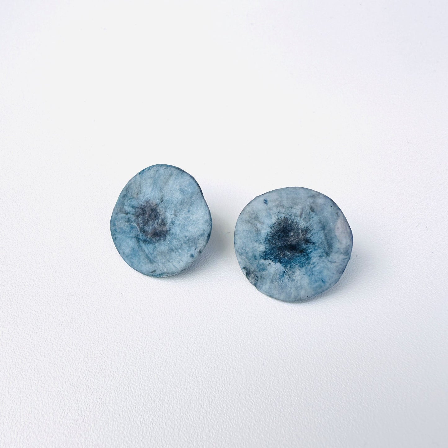 Blue Eye Splash Earrings