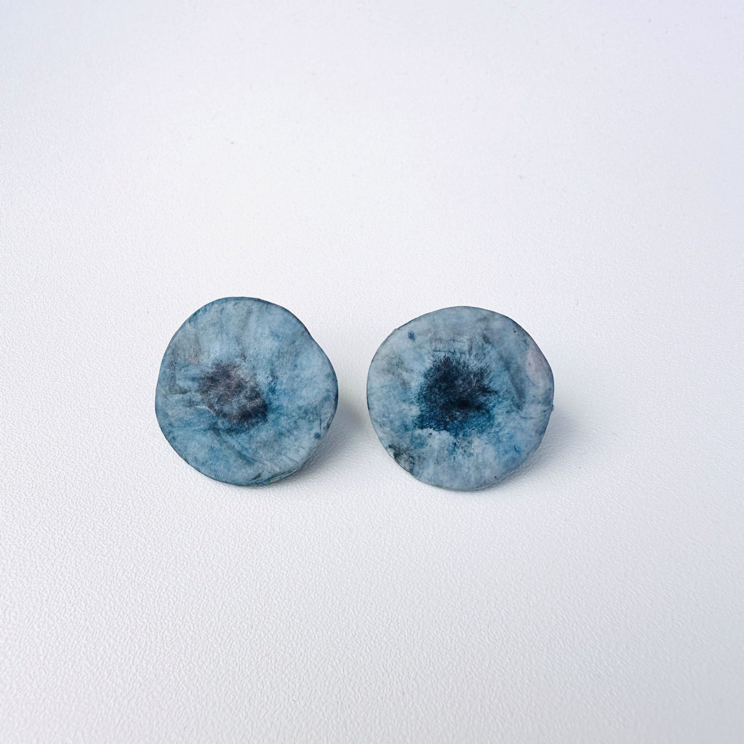 Blue Eye Splash Earrings