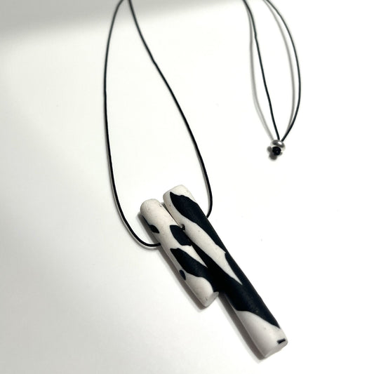Solyn Black & White Necklace