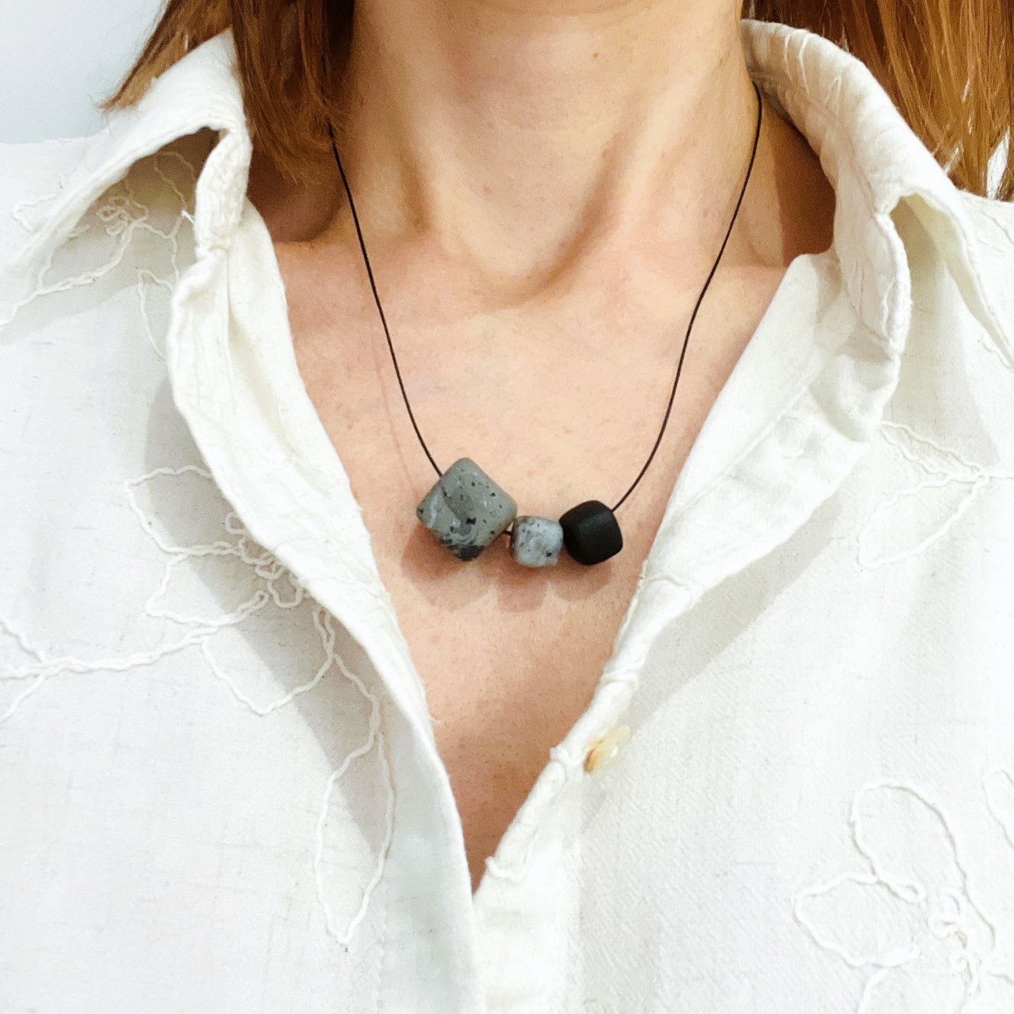 Alopeks Rectangular Necklace