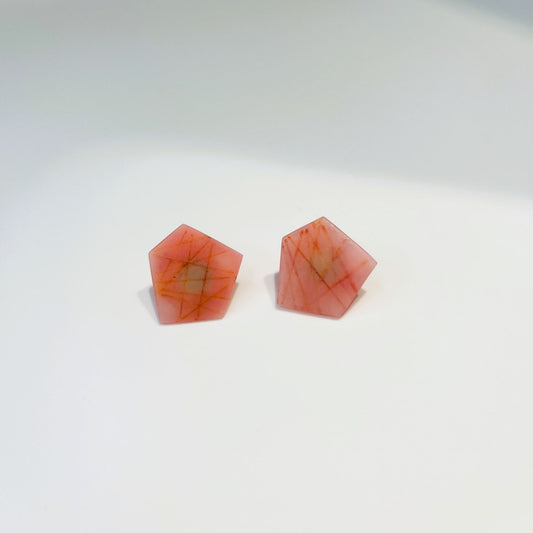 Itys Red Earrings