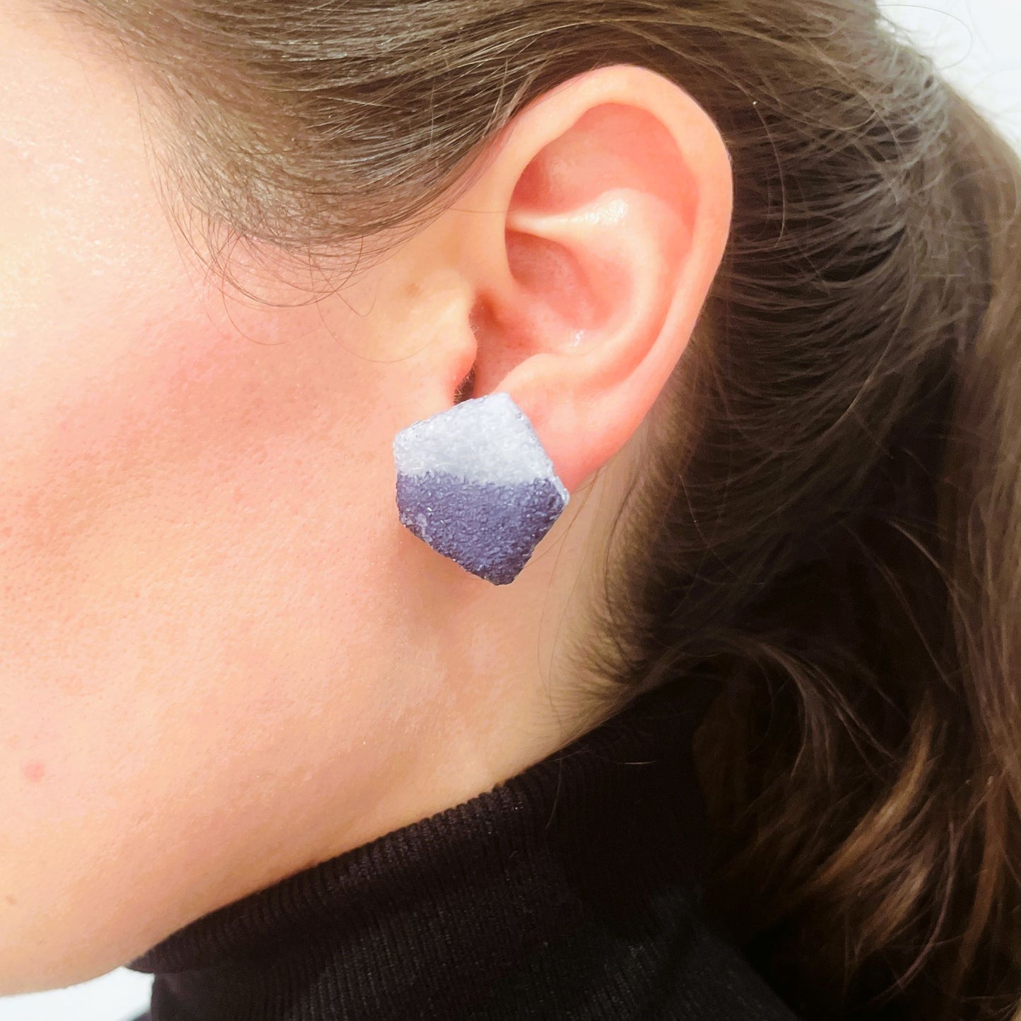 Salis Black & White Earrings