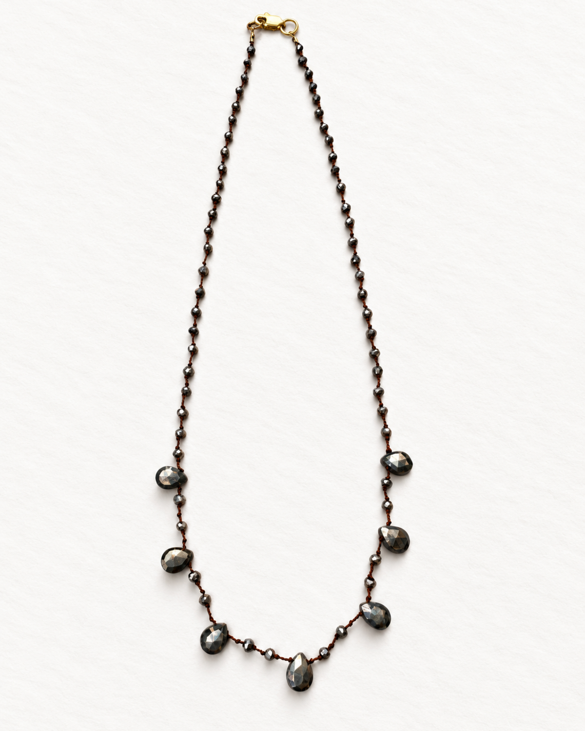 Pyrite Cascade Necklace